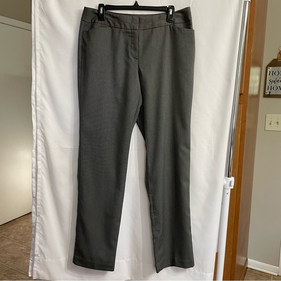Chic Gray Textured Pants - Picture 1 of 3
